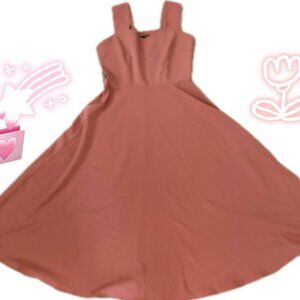 Apricot long dress, size Small-Medium